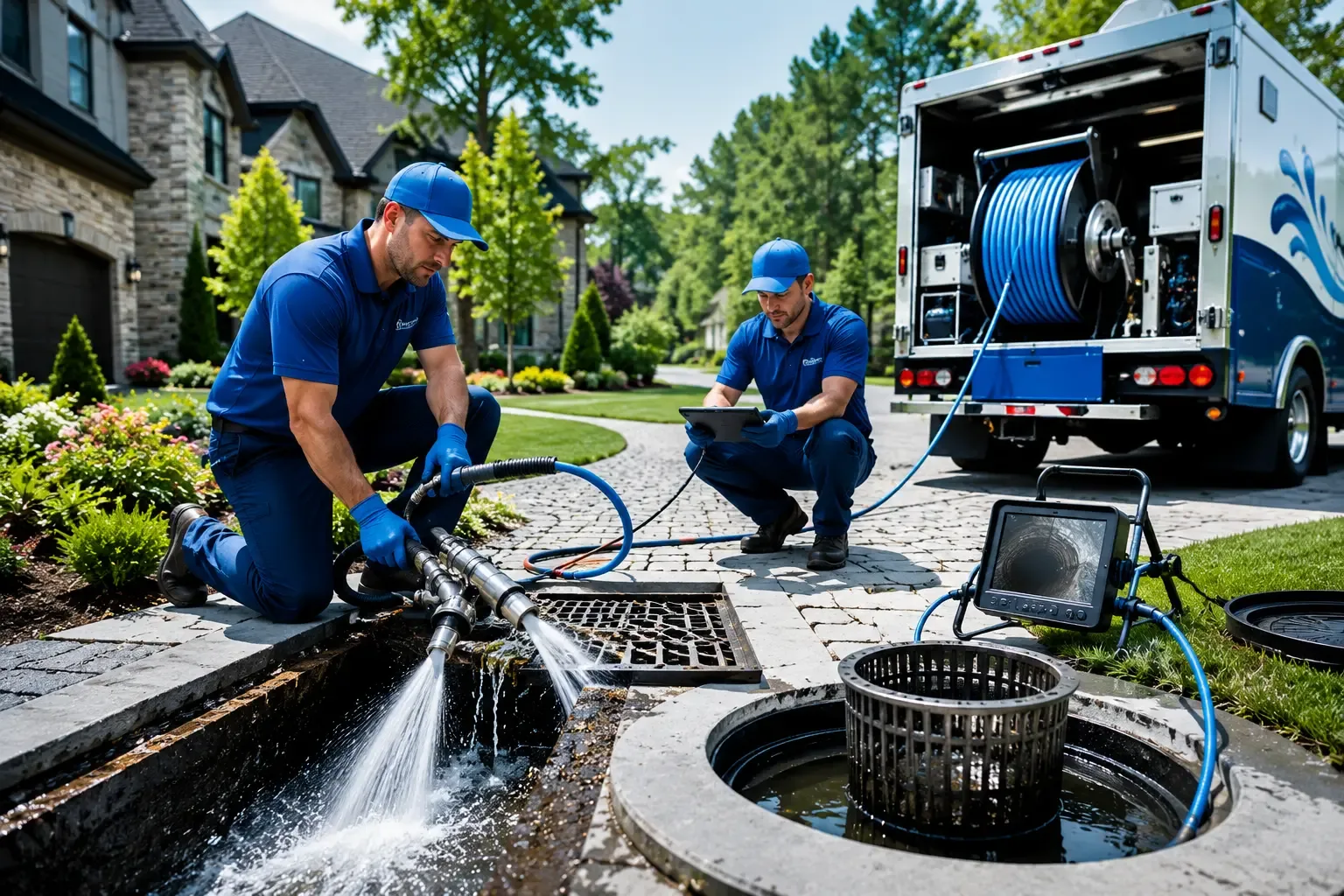 Local outdoor drain cleaning professionals in Wells, MI