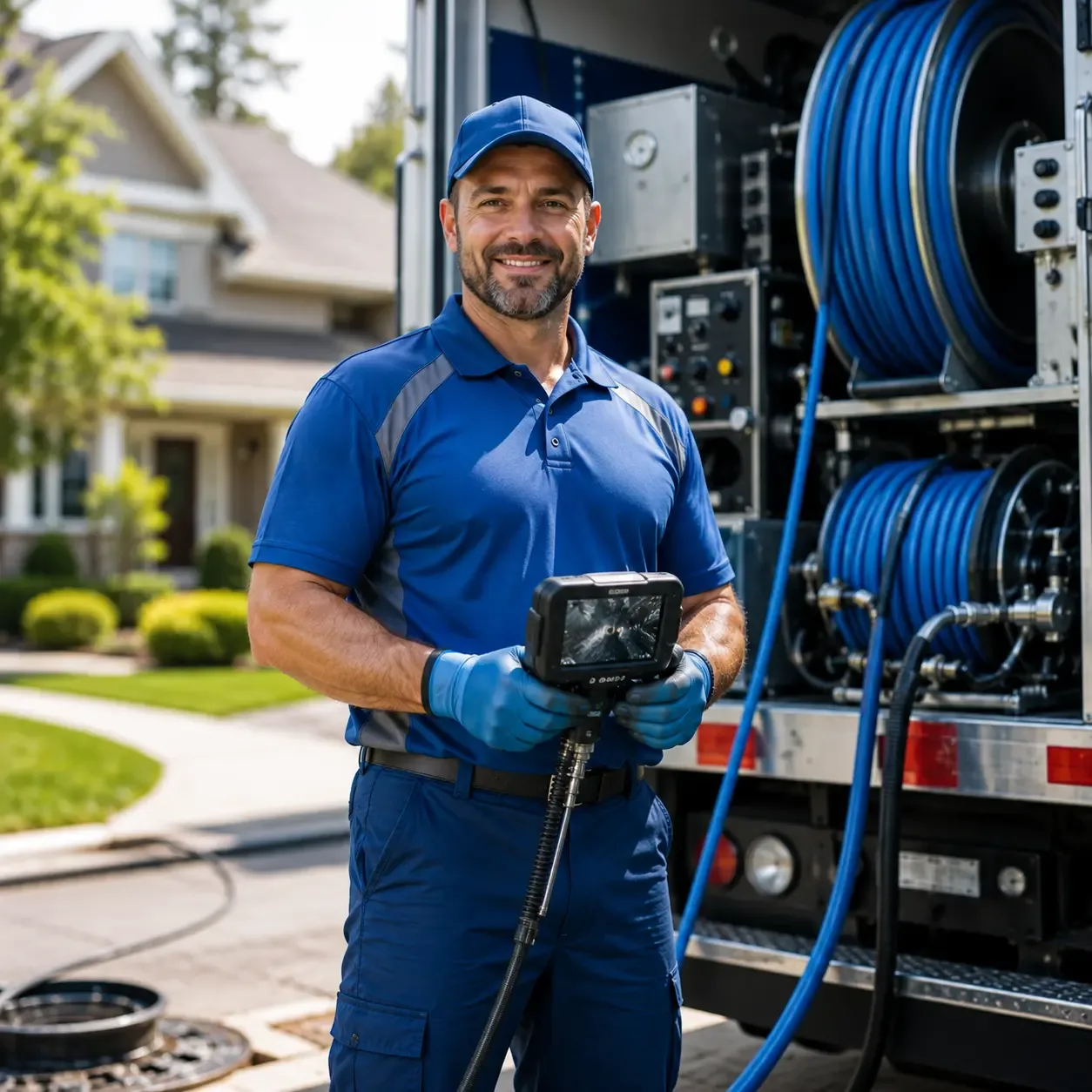 Local outdoor drain cleaning specialists in Wells, MI
